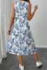 Picture of Women’s Casual Printed Midi Dress - sleeveless
