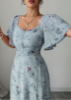 Picture of Women’s Chiffon Summer Dress – Batwing Sleeves