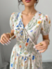 Picture of Women’s Elegant Maxi Dress – Puff Sleeves, Elastic Waist