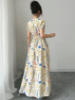 Picture of Women’s Elegant Maxi Dress – Puff Sleeves, Elastic Waist