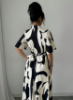 Picture of Women’s Casual midi Dress – Button Placket, shirt style, Patterned