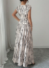 Picture of Women’s Elegant Long Dress – V-Neck, Fitted, Patterned