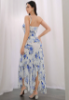 Picture of Women’s Elegant Long Evening Dress – One Shoulder, Floral Pattern
