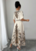 Picture of Women’s V-Neck Midi Summer Dress – Loose Fit, Floral Pattern