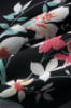 Picture of Women’s Elegant Chiffon Dress – Floral Print, Ruffled Hem, Short Sleeves