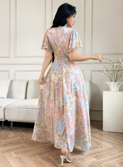 Picture of Modelyn women's dress with floral pattern