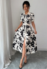 Picture of Women’s Elegant Holiday Dress – Floral Print, shirt style