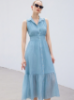 Picture of Women’s Sleeveless Dress – Waist Ruching