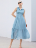 Picture of Women’s Sleeveless Dress – Waist Ruching