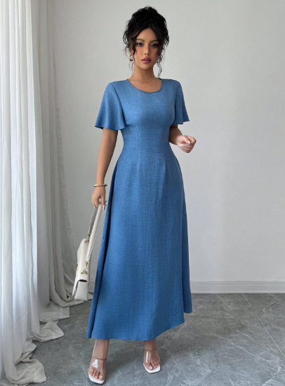 Picture of Women’s Elegant Long Slip Dress – A-Line, Summer Fashion