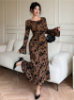 Picture of Women’s Elegant Midi Dress – Ditsy Floral Mesh