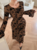Picture of Women’s Elegant Midi Dress – Ditsy Floral Mesh
