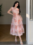 Picture of Women’s Elegant Chiffon Midi Dress – Floral Print, sleeveless