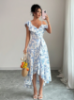 Picture of Women’s Elegant Casual Dress – V-Neck, A-Line