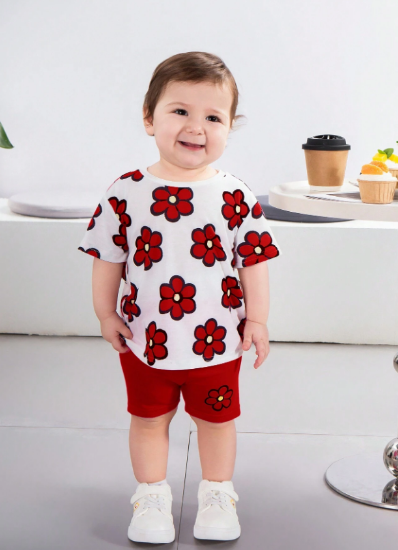 Picture of Baby Girls Floral pattern Set