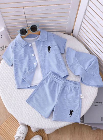 Picture of Baby Boys 4-Piece Set - polo neck style