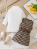 Picture of Baby Girls houndtooth print dress