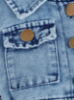 Picture of Baby Girls Denim Romper - with hat