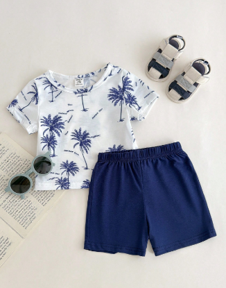Picture of Baby boys Tropical Graphic Set