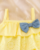 Picture of Baby Girls Set - Denim shorts, sleeveless raffles top