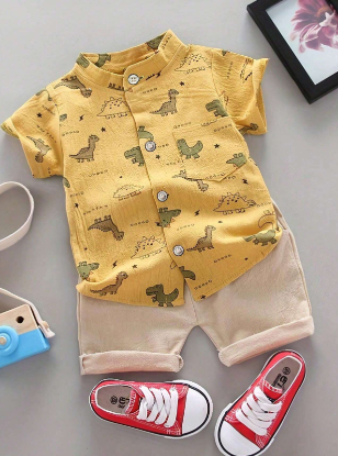 Picture of Baby Boys Dino Set - SHORT SLEEVES