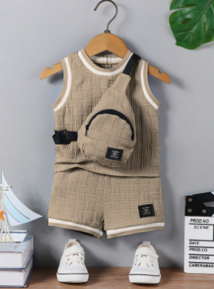 Picture of Baby Boys 3-Piece Set - KNITTED, SLEEVELESS
