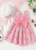 Picture of Baby Girls Princess Dress - big front bow