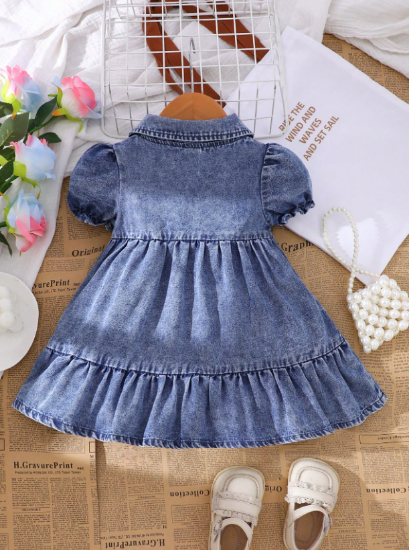 Picture of Baby Girls Denim Dress