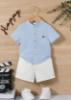 Picture of Baby Boys Blue White Set