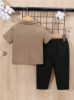 Picture of Baby Boys Button Collar-2 pcs. Set