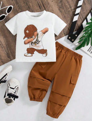 Picture of Baby Boys Bear print Set