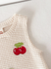 Picture of Baby girl Knitted Strawberry Set - Sleeveless