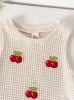 Picture of Baby girl Knitted Strawberry Set - Sleeveless