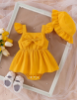 Picture of Baby Girls Ruffle bodysuit - with hat