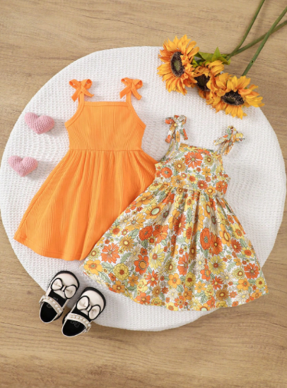 Picture of Baby Girls Daisy Strap Dress