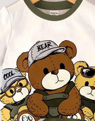 Picture of Baby Boys Bear T-Shirt Set