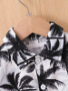 Picture of Baby Boys palm tree print Set - shirt style