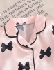 Picture of Baby Girls bow print pajamas Set