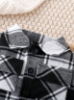 Picture of Baby Boys black & white  Plaid Set