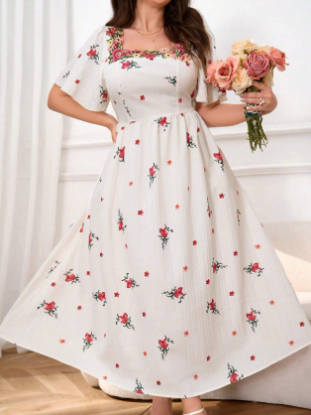 Picture of Mulvari plus size summer dress