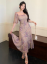 Picture of DAZY Elegant midi chiffon dress