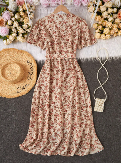 Picture of Breezaya Charming and elegant Ditsy Floral Dress