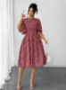 Picture of Elenzga Plus Size Midi Dress