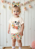 Picture of SHEIN Baby Girl Boho Ditsy Floral Set