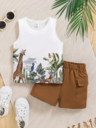 Picture of SHEIN Vintaside Kids Set for Baby Boys