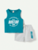 Picture of Cozy Pixies Baby Boy Letter Print Tank Top & Casual Shorts Set