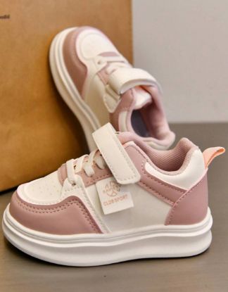 Picture of Baby Leather Patchwork Velcro Sneakers
