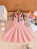 Picture of Breathable Cute Girl’s Summer School-Style Dress