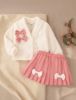 Picture of SHEIN Baby Girl Autumn & Winter Set