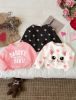 Picture of SHEIN Baby Girl Set Sweet Cats & Hearts Print